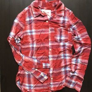 Donated* Mossimo Red Plaid Flannel Shirt